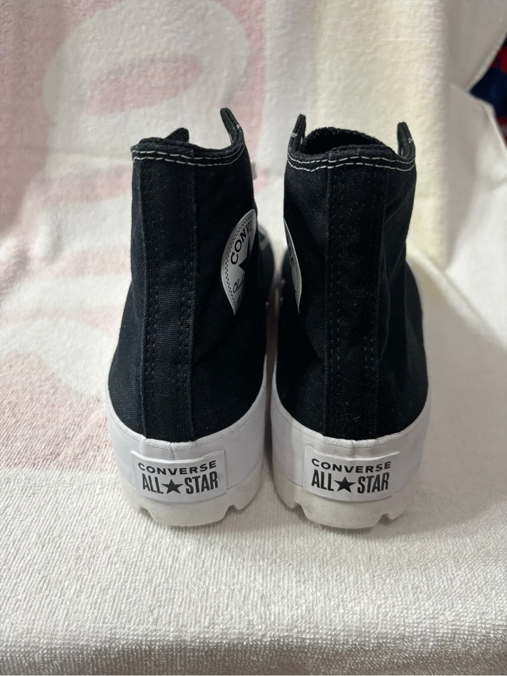Converse All Star Lugged Black Canvas High Top Shoes Women’s Size 11